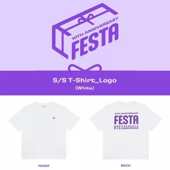 Футболка с логотипом в честь 10-летия BTS