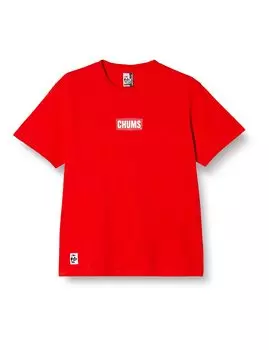 Футболка с мини-логотипом Scarlet M [Chums] Футболка мужская алый