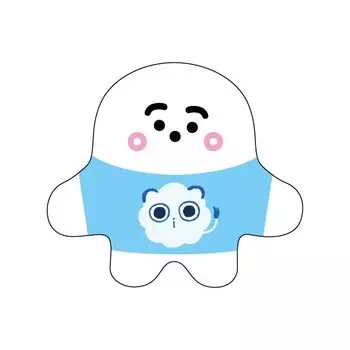 Футболка с мягкой игрушкой Shina Pushu Chibi Pushupushu Pushu 2868