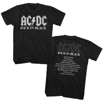 Футболка с надписью «Ac/Dc Back In Black Album» XXXL