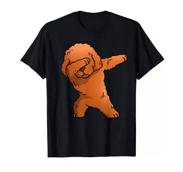 Футболка с надписью «Dabbaning Toy Poodle Dabbing Dance Funny Dog Gift»
