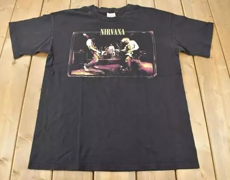 Футболка с надписью Nirvana From The Muddy Banks Of The Wishkah L