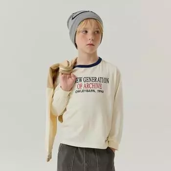 Футболка с надписью Olivan Dual Lettering, 2 цвета charcoal/110