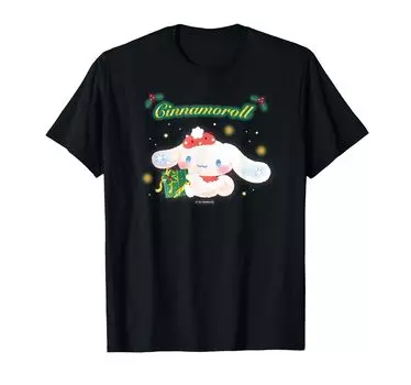 Футболка с надписью «Счастливого Рождества для тебя» от Cinnamoroll