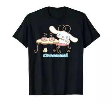 Футболка с надписью «Время чая» от Cinnamoroll US Design