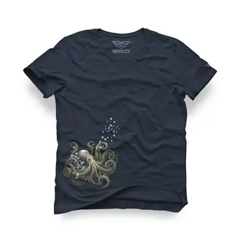 Футболка с осьминогом, футболка с принтом осьминога, повседневная футболка унисекс с принтом, летняя футболка, Tarrzzcom