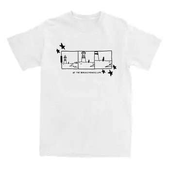 Футболка с панелью маяка Джиджи Перес на пляже, в каждой жизни принт, женская хлопковая летняя футболка с круглым вырезом, унисекс XS