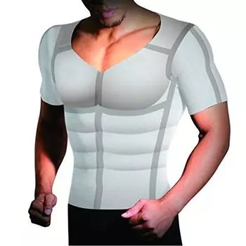 Футболка с подтяжкой Hiromi Produce Pump Muscle Builder Футболка KTSWTL (Размер L/Белый)