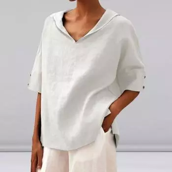 Футболка с половиной рукава, свободный крой, однотонные повседневные топы, дышащие повседневные рабочие пуловеры, топы XL хаки