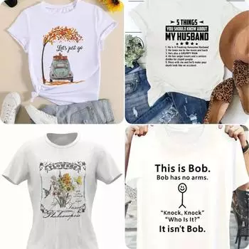 Футболка с принтом букв и машин Harajuku, повседневная, с коротким рукавом, круглым вырезом, спортивная эстетическая одежда, летние женские футболки с графикой, подарки S