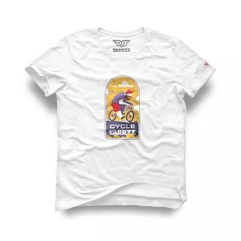 Футболка с принтом Crazy Cyclist Design, футболка с велосипедным принтом, подарок для любителей велосипедов, Tarrzzcom