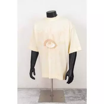 Футболка с принтом модного бренда Tide Luxury Foam, свободного покроя, свободного покроя, винтажная уличная футболка S абрикосовый