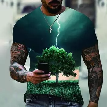 Футболка с принтом молнии 3D для мужчин и женщин, модная уличная одежда, повседневные футболки с коротким рукавом, свободные футболки Harajuku, детские топы, одежда S