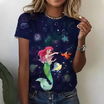 Футболка с принтом принцессы в стиле мультфильма «Punk», женская футболка в стиле Харадзюку 90-х, милая футболка, забавная уличная футболка с графическим принтом, женская одежда XXS