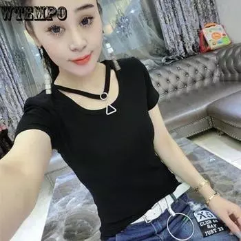 Футболка с принтом «Романтическая ночь», повседневная, с коротким рукавом, женская футболка в стиле Харадзюку, большой размер M