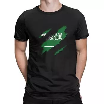 Футболка с принтом «Saudi Arabia Shredding», мужская и женская, повседневная хлопковая футболка с коротким рукавом, летняя S армия зеленый