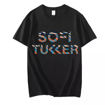 Футболка с принтом Sofi Tukker Handedness, летняя, высокого качества, в стиле панк, модная футболка, футболка с круглым вырезом, повседневные топы Sudaderas XS чёрный