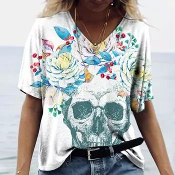 Футболка с принтом «Женское позиционирование» S