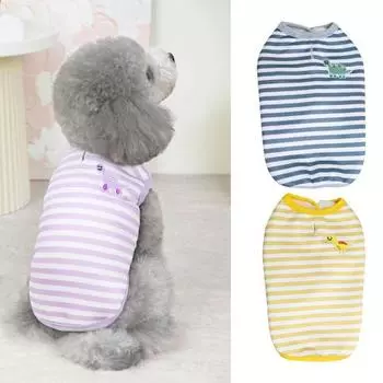 Футболка с рисунком динозавра в полоску, мягкая утолщенная теплая молочная шелковая полоска с узором M серый