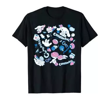 Футболка с рисунком от руки в американском стиле Cinnamoroll
