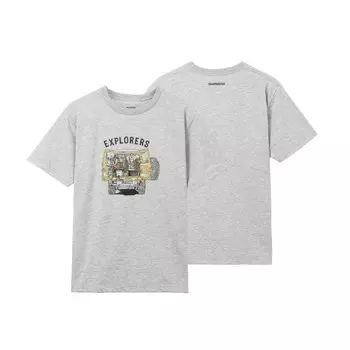 Футболка с рисунком Quick Dry Melange Grey WS [Shimano] SH-005W