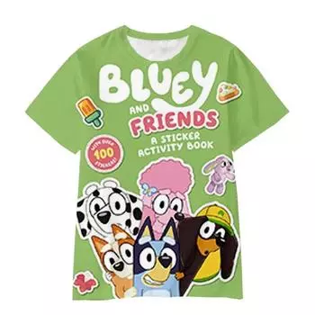 Футболка с рисунком собаки, забавная одежда для детей, топы для девочек-подростков, детская футболка для мальчиков, милая одежда на день рождения, футболки 2023, От 2 до 8 лет 160