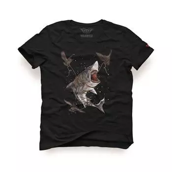 Футболка с рисунком совы и акулы, футболка с анатомией большой синей акулы, рубашка с акулой, рубашка с биологией большой белой акулы, большая синяя, рисунок акулы Tarrzzcom, искусство