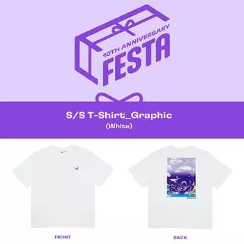 Футболка с рисунком в честь 10-летия BTS