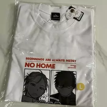 Футболка с рукавом Homeless Popup Store, запечатанная, размер L