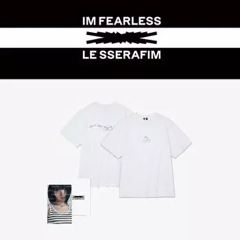 Футболка S/S с официальным товаром LE SSERAFIM