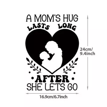 Футболка с термопереносом «A Mom s Hug» Parches Ropa Diy Термопресс Аппликация Наклейки для одежды Толстовки Термоперенос