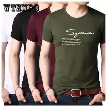 Футболка с текстовым принтом, летняя тонкая рубашка с короткими рукавами, повседневный деловой пуловер, модные элегантные тонкие футболки с круглым вырезом, мужская одежда XXXL белый