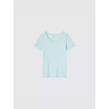 Футболка с U-образным вырезом Uniqlo Japan HeatTech 00 WHITE/110