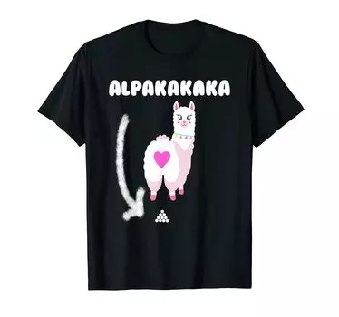 Футболка с забавным дизайном из альпаки