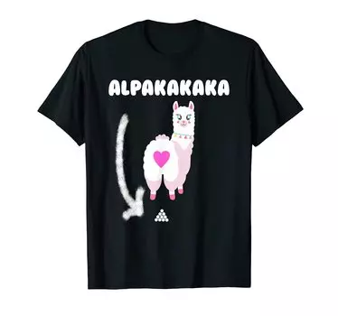 Футболка с забавным дизайном из альпаки