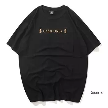 Футболка с забавным принтом в стиле хип-хоп для мужчин и женщин, 100% хлопок, унисекс, летние дышащие топы с круглым вырезом, свободные футболки, мужская одежда S