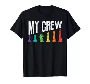 Футболка с забавными шахматами для детей, мальчиков и девочек, для молодежи I Cool Chess чёрный