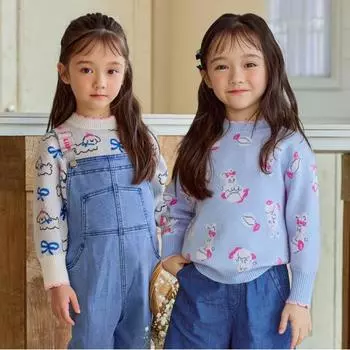 Футболка с жаккардовым узором Lilipuri Animal, 2 цвета Ivory/120