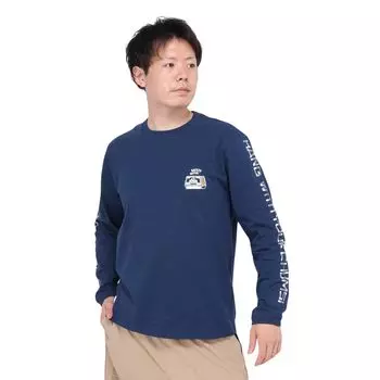 Футболка Safety Match Navy [Chums] Футболка Anti-Bug L/S Мужская тёмно-синий