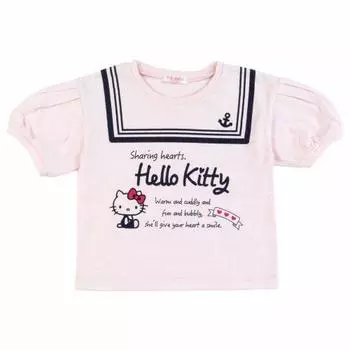 Футболка sanrio hello kitty с рукавами-фонариками 120 см