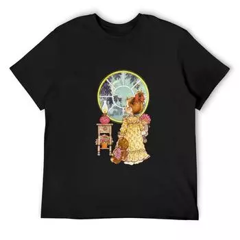 Футболка Sarah Kay With Dolls, дизайнерские рубашки, быстросохнущая винтажная футболка для мужчин S белый