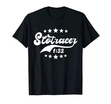 Футболка Slot Cars Slotracing Denki Jidosha No Resutorakku чёрный