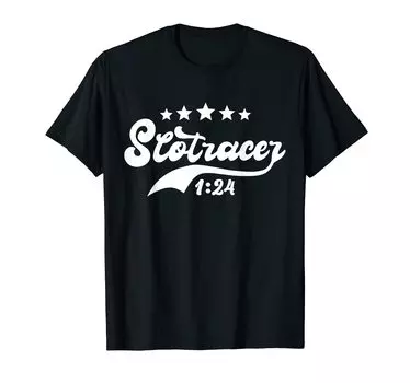 Футболка Slot Cars Slotracing Denki Jidosha No Resutorakku чёрный