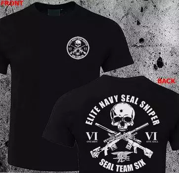 Футболка снайпера Seal Team Six Elite Navy Seal XXL