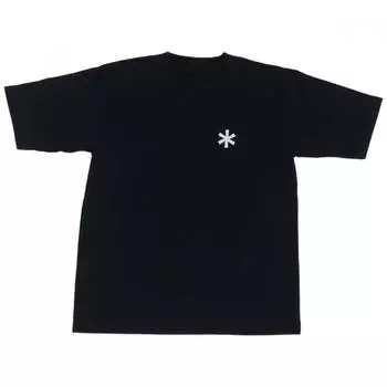 Футболка Snow Peak Sp Back с напечатанным логотипом, размер L, черная, SP eTS23AU00204BK