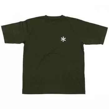 Футболка Snow Peak Sp Back с напечатанным логотипом, размер L, оливковый Sp eTS23au00204oL