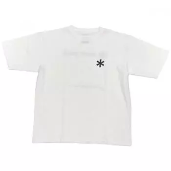 Футболка Snow Peak Sp Back с принтом логотипа, размер XL, белая, SP eTS23au00205wh