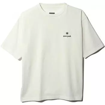 Футболка Snow Peak Sp One Point Logo Spe Ts 23au003 Wh L Размер [для мужчин, для улицы]