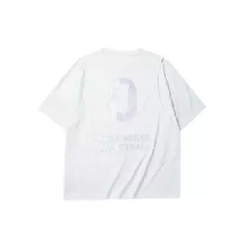 Футболка спортивная прямая с круглым вырезом Anta Printed, унисекс, топы Respecting-Pavilion-White 172141140R-1 M