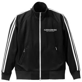 Футболка средней школы для девочек Cospa Girls & Panzer Final Chapter Kuromorimine для девочек ЧЕРНАЯБЕЛАЯ размер L